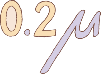 0.2ミクロン